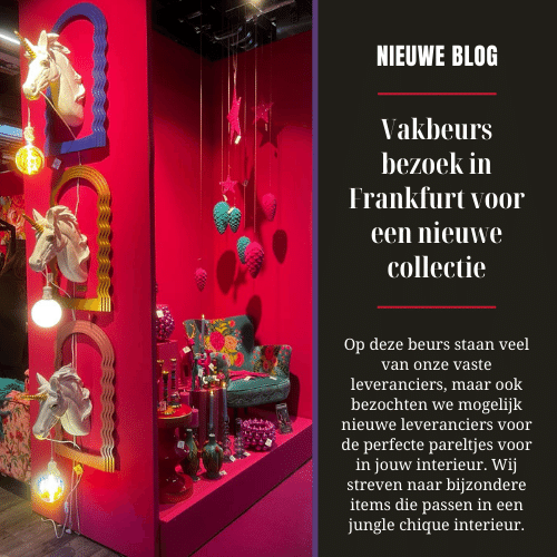 Vakbeurs bezoek in Frankfurt voor een nieuwe collectie